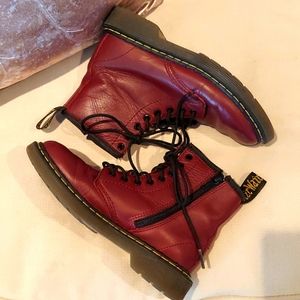 Dr. Martens Oxblood Delaney Boot